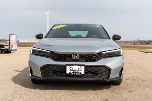 Solar Silver Metallic 2025 Honda Civic Sport