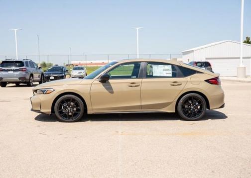 Sand Dune Pearl 2026 Honda Civic Hybrid Sport