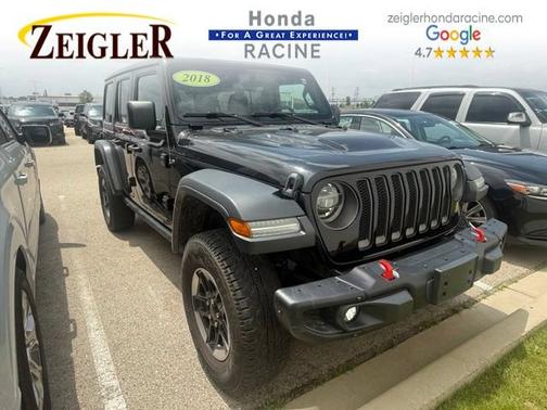 Black Clearcoat 2018 Jeep Wrangler Unlimited Rubicon