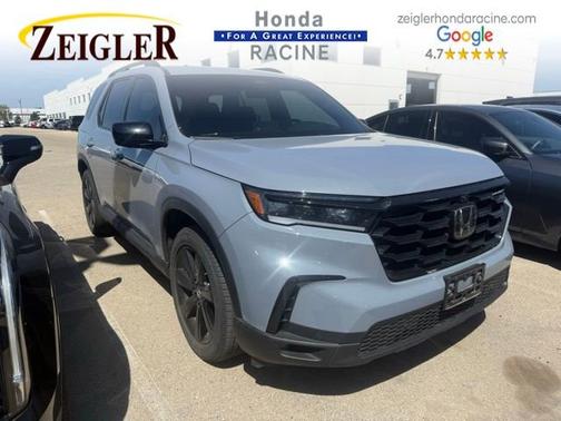 Sonic Gray Pearl 2025 Honda Pilot Black Edition