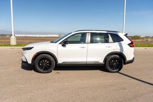 Platinum White 2024 Honda CR-V Hybrid Sport-L