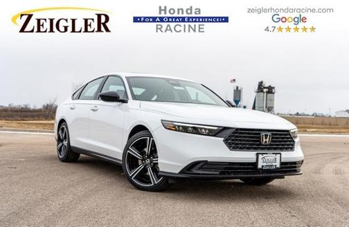 Platinum White Pearl 2023 Honda Accord Hybrid Sport