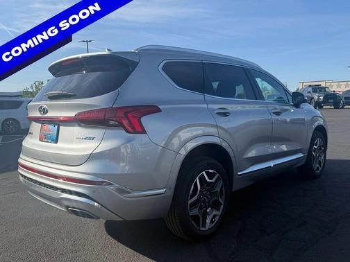 Shimmering Silver 2021 Hyundai SANTA FE Calligraphy