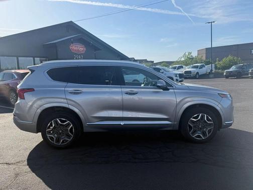 Shimmering Silver 2021 Hyundai SANTA FE Calligraphy