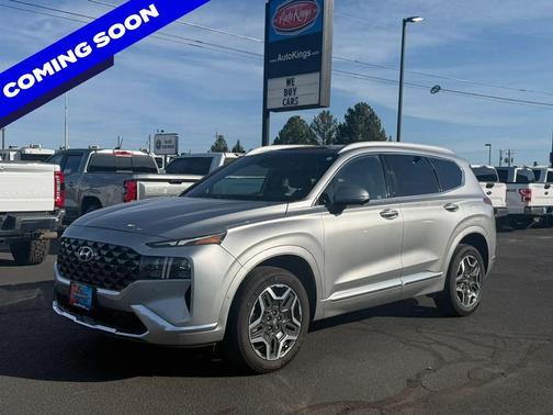 Shimmering Silver 2021 Hyundai SANTA FE Calligraphy