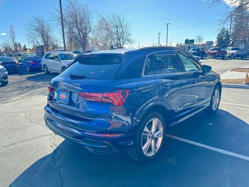 Blue Metallic 2022 Audi Q3 45 S line Premium