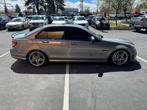 Silver 2009 Mercedes-Benz C-Class C 63 AMG