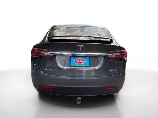 Titanium Metallic 2016 Tesla Model X 60D