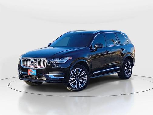 Onyx Black Metallic 2021 Volvo XC90 Recharge Plug-In Hybrid T8 Inscription Expression 7 Passenger