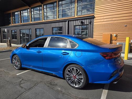 Sporty Blue 2024 Kia Forte GT
