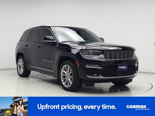 Black 2022 Jeep Grand Cherokee 4xe Summit
