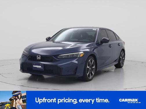 Blue 2025 Honda Civic Hybrid Sport Touring