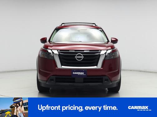 Red 2025 Nissan Pathfinder SV