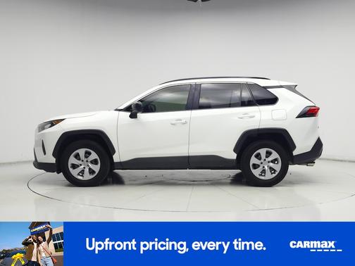White 2019 Toyota RAV4 LE