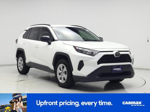 White 2019 Toyota RAV4 LE