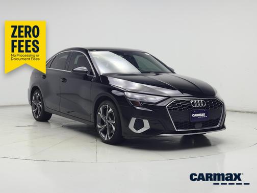 Black 2022 Audi A3 Premium