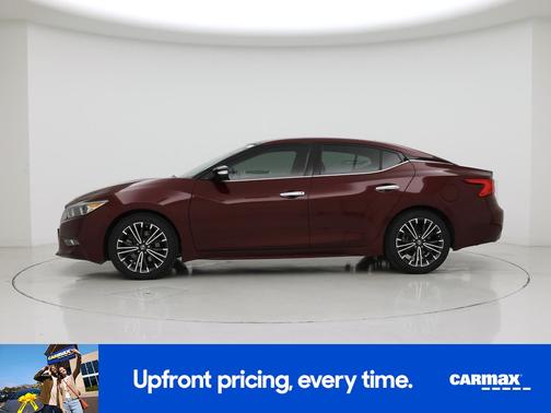 Burgundy 2018 Nissan Maxima SV