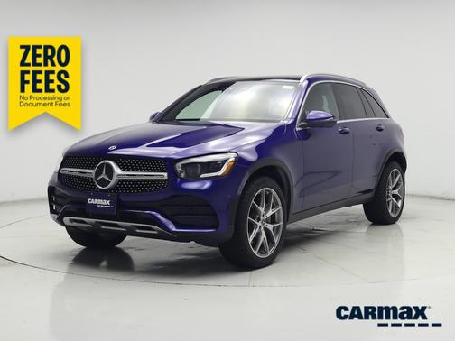 Blue 2021 Mercedes-Benz GLC 300