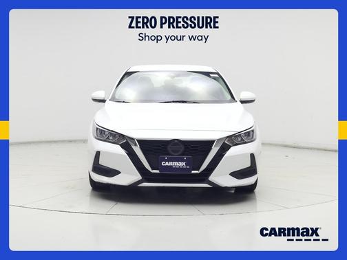 White 2022 Nissan Sentra SV