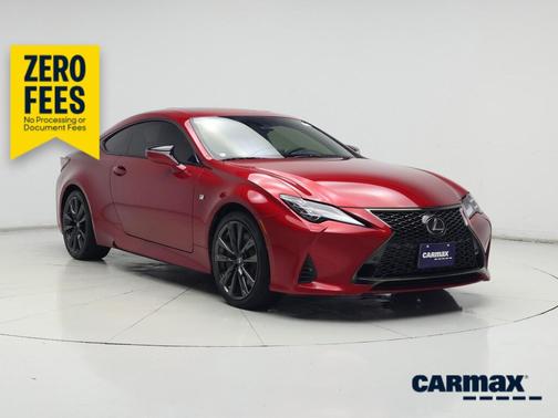 Red 2023 Lexus RC 350 F-Sport