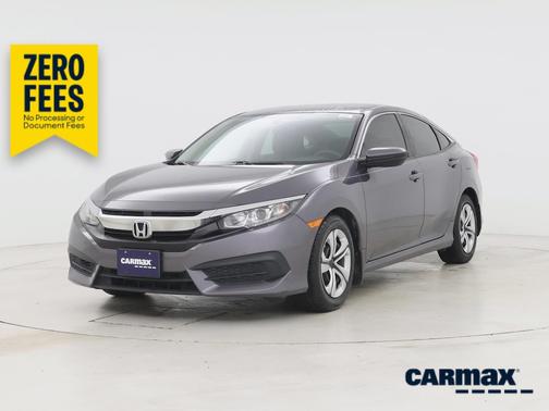 Gray 2016 Honda Civic LX