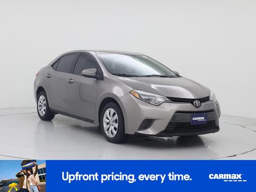 Gold 2016 Toyota Corolla LE
