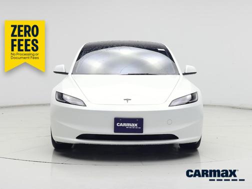 White 2025 Tesla Model 3 Long Range