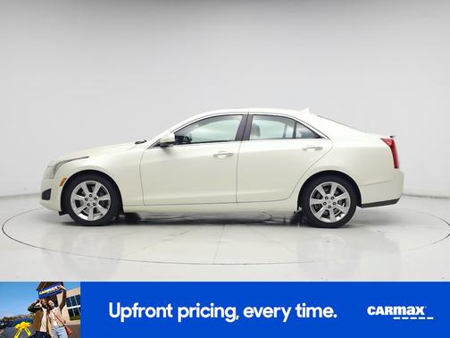 White 2014 Cadillac ATS Luxury