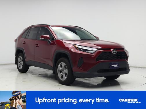 Red 2025 Toyota RAV4 Hybrid XLE