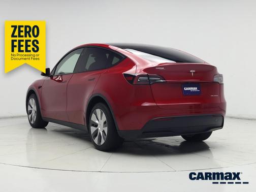 Red 2023 Tesla Model Y Long Range