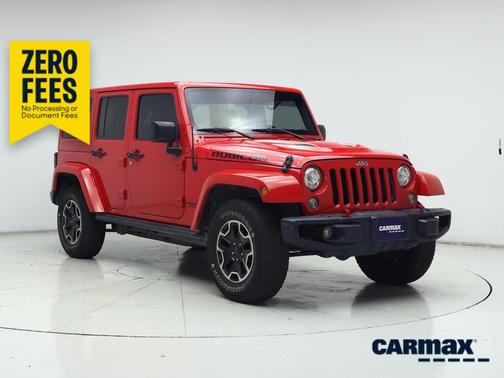 Red 2017 Jeep Wrangler Unlimited Rubicon Hard Rock
