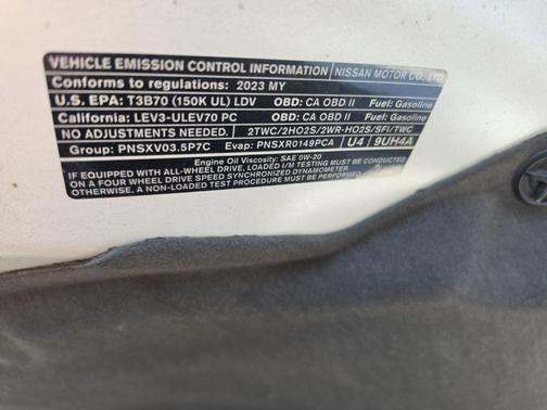 Pearl White Tricoat 2023 Nissan Murano Platinum FWD