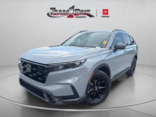 Gray 2025 Honda CR-V Hybrid Sport AWD
