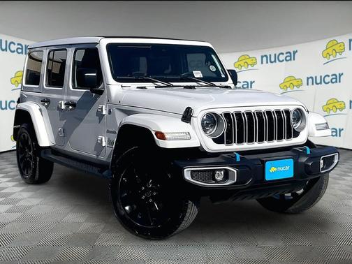Bright White Clearcoat 2024 Jeep Wrangler 4xe Sahara