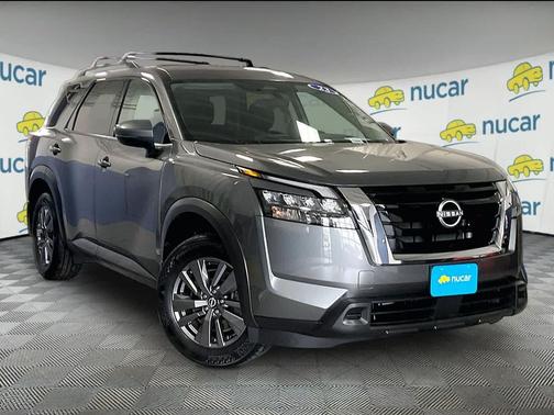 Gun Metallic 2023 Nissan Pathfinder SV 4WD