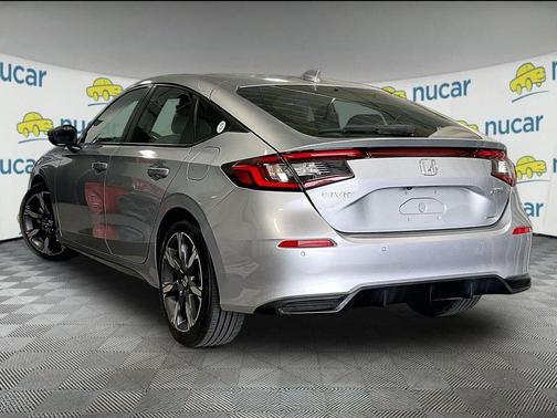 Solar Silver Metallic 2025 Honda Civic Hybrid Sport Touring