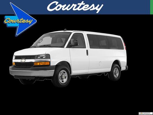 Summit White 2025 Chevrolet Express 3500 RWD 3500 Extended Wheelbase LT