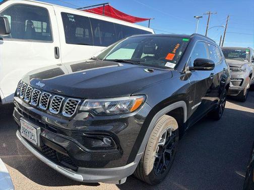 Diamond Black Crystal Pearlcoat 2025 Jeep Compass Limited
