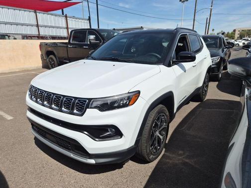 Bright White Clearcoat 2024 Jeep Compass Limited