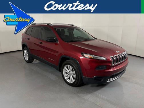 Deep Cherry Red Crystal Pearlcoat 2015 Jeep Cherokee Sport