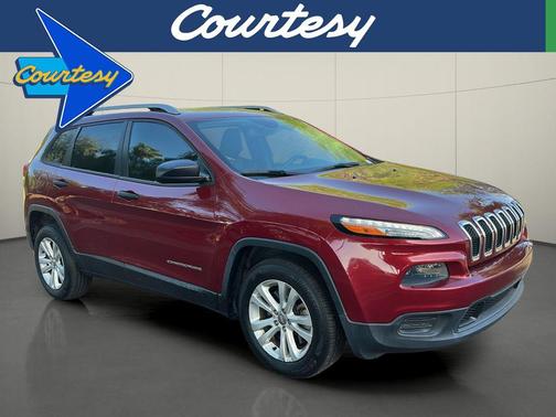 Deep Cherry Red Crystal Pearlcoat 2015 Jeep Cherokee Sport
