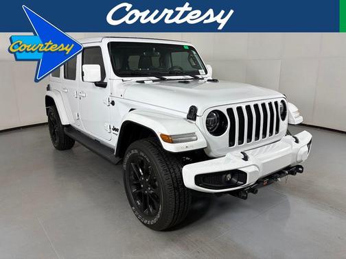 Bright White Clearcoat 2021 Jeep Wrangler Unlimited Sahara