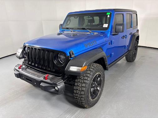 Hydro Blue Pearlcoat 2022 Jeep Wrangler Willys