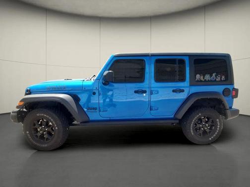 Hydro Blue Pearlcoat 2022 Jeep Wrangler Willys