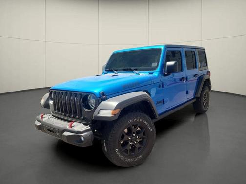 Hydro Blue Pearlcoat 2022 Jeep Wrangler Willys