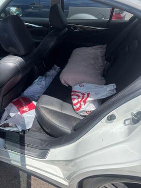 Pure White 2018 INFINITI Q50 3.0t LUXE