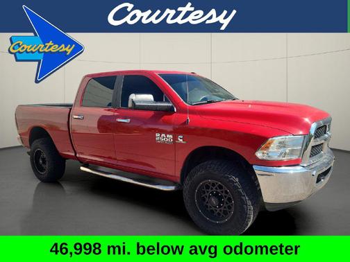 Flame Red Clearcoat 2017 RAM 2500 SLT Crew Cab 4x4 6'4' Box