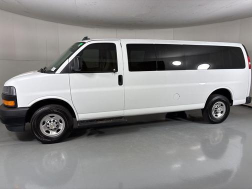 Summit White 2023 Chevrolet Express 3500 RWD 3500 Extended Wheelbase LS