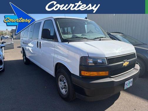 Summit White 2023 Chevrolet Express 3500 RWD 3500 Extended Wheelbase LS