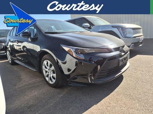 Midnight Black Metallic 2025 Toyota Corolla LE